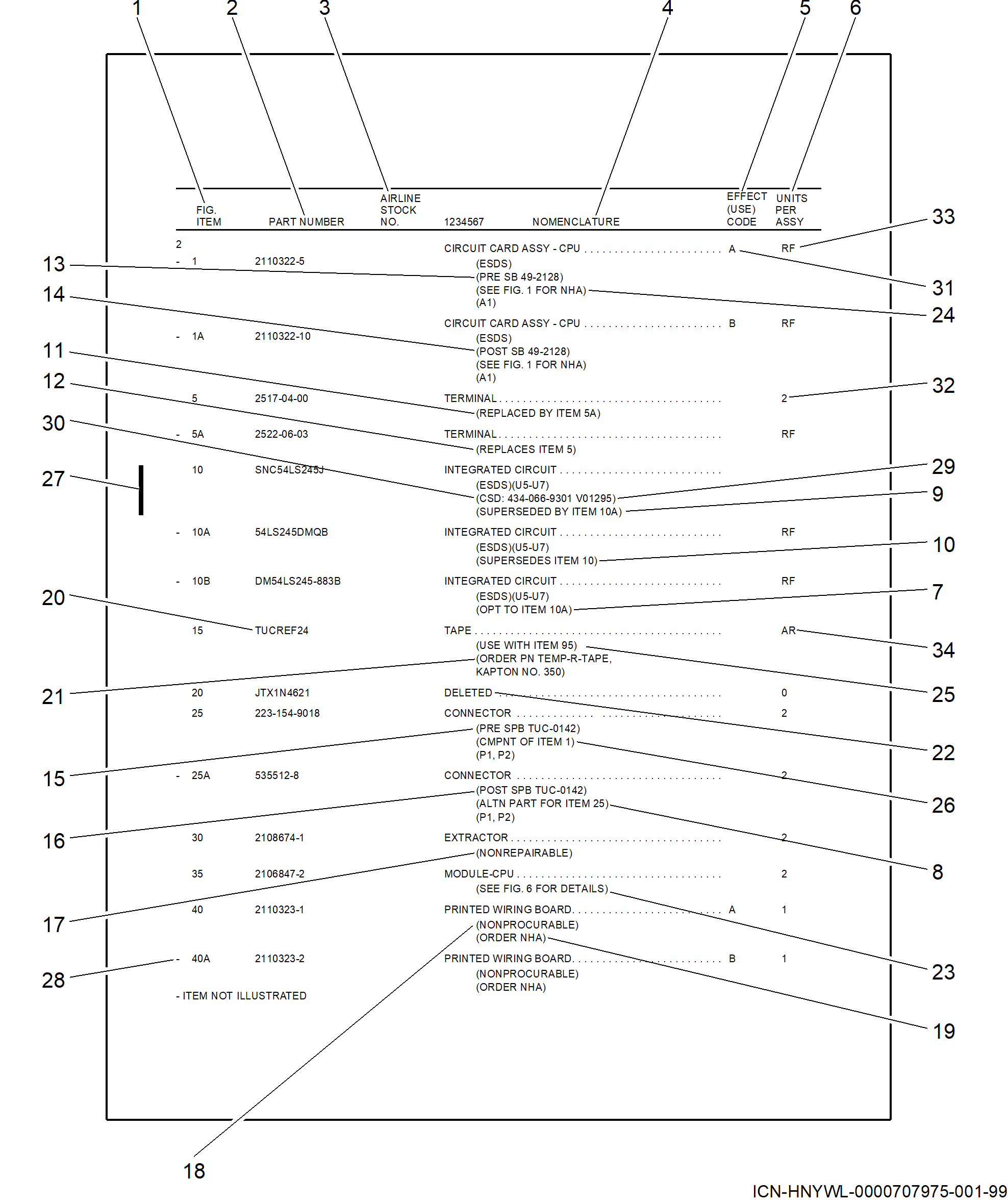 Honeywell-ILLUSTRATED PARTS LIST图解零件清单-张群记事